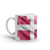 Mug with Denmark Flag print