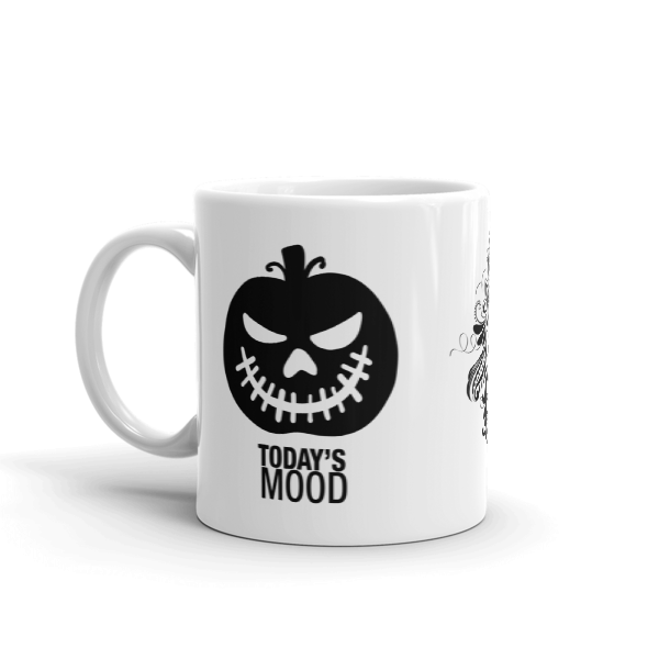 Pumpkin "Today's Mood" Face Coffee Mug 2018 (Style 14) 1