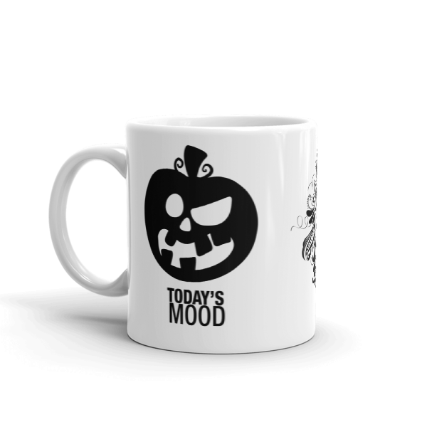 Pumpkin "Today's Mood" Face Coffee Mug 2018 (Style 12) 1