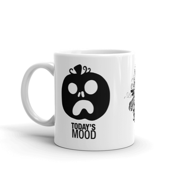 Pumpkin "Today's Mood" Face Coffee Mug 2018 (Style 10) 1