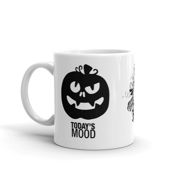 Pumpkin "Today's Mood" Face Coffee Mug 2018 (Style 2) 1