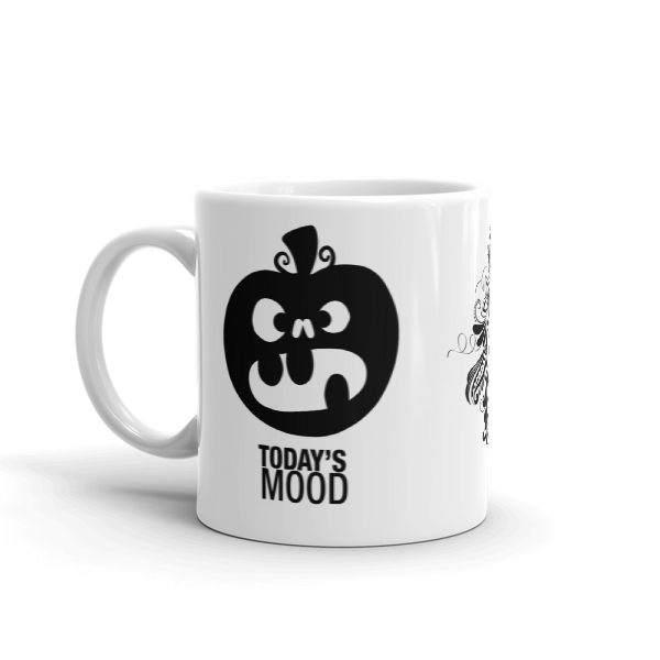 Pumpkin "Today's Mood" Face Coffee Mug 2018 (Style 6) 1