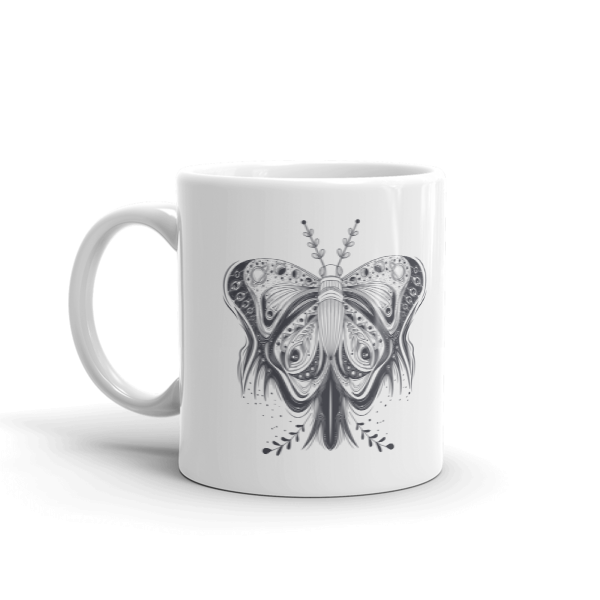 Butterfly Coffee Mug | Ceramic, Dishwasher & Microwave Safe 11 or 15 oz 1