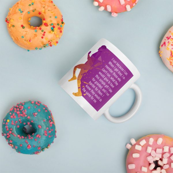 abstract colorful runners coffee mug 2018 collection
