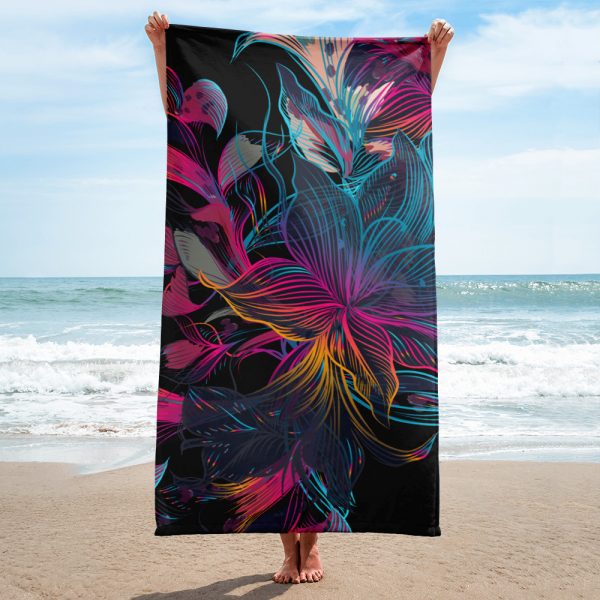 Colorful Floral Towel 1