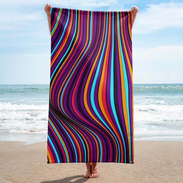 Wavy Colorful Towel 1