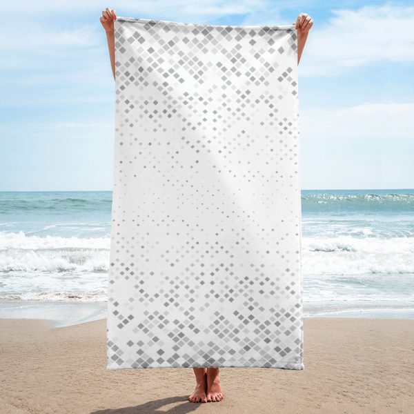 Abstract Squares Pattern Towel 1