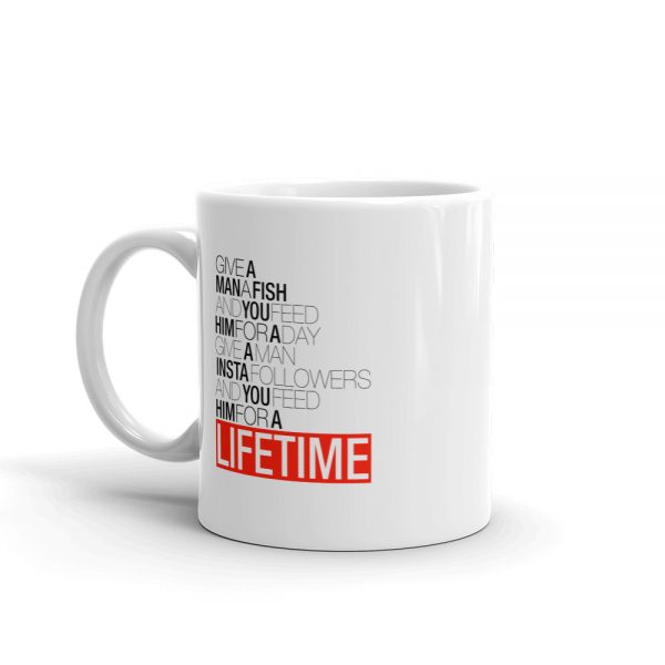 Give a Man a Fish and you Feed him for a Day meme Mug 1